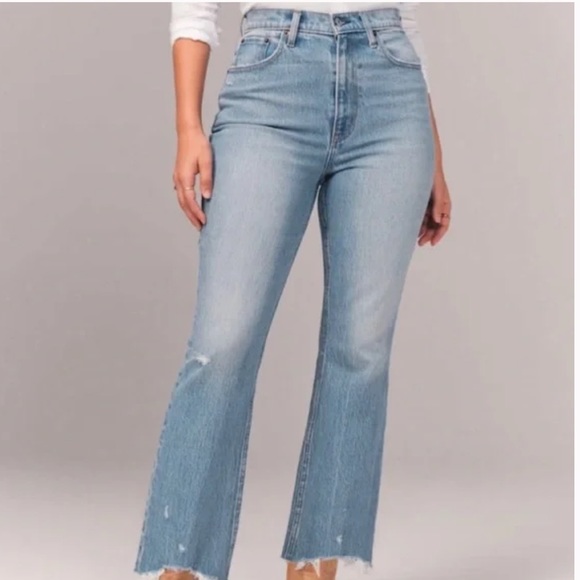 Abercrombie & Fitch Denim - Abercrombie & Fitch Ultra High Rise Kick Flare
